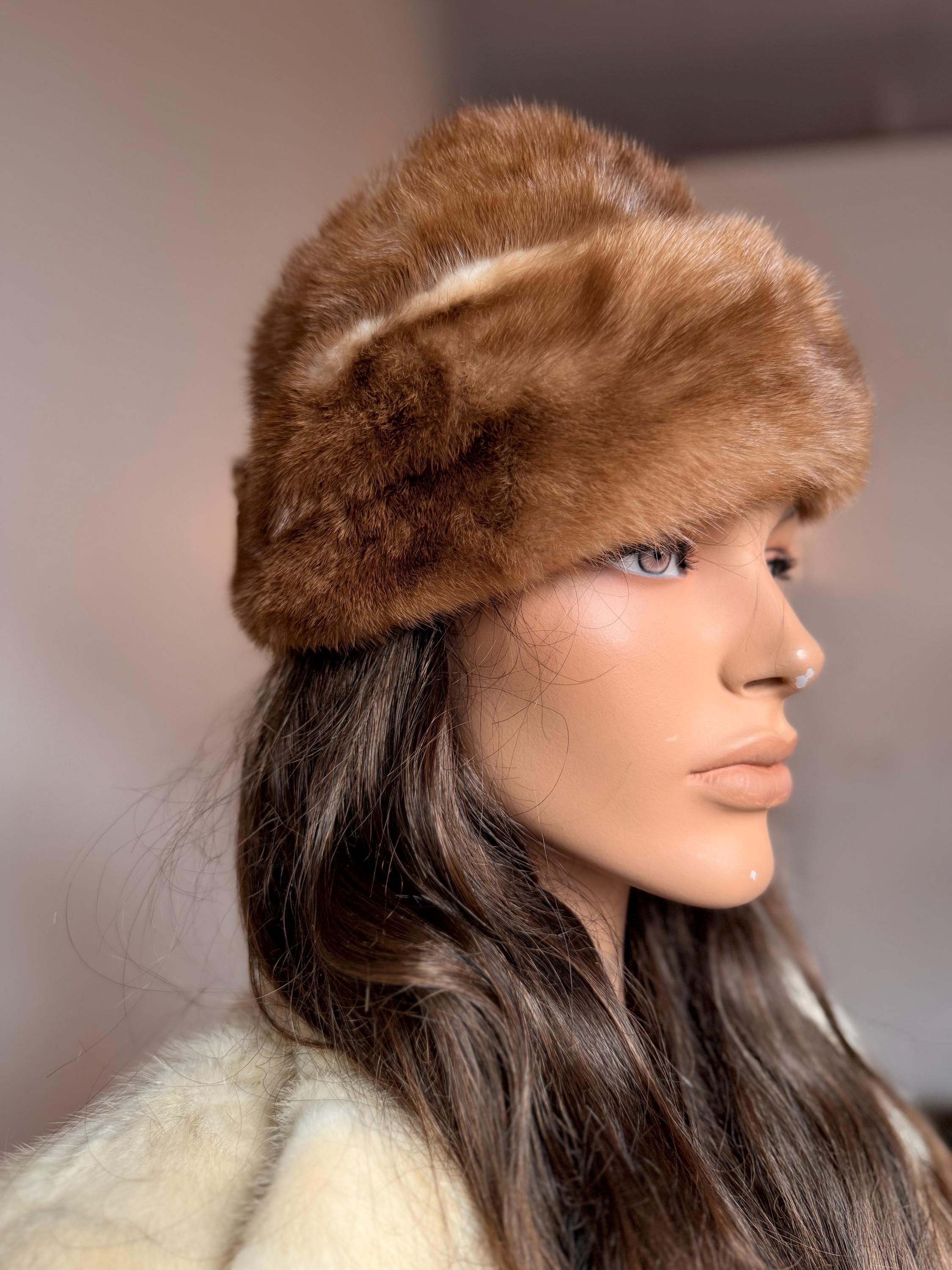Ligt Mink Fur Hat