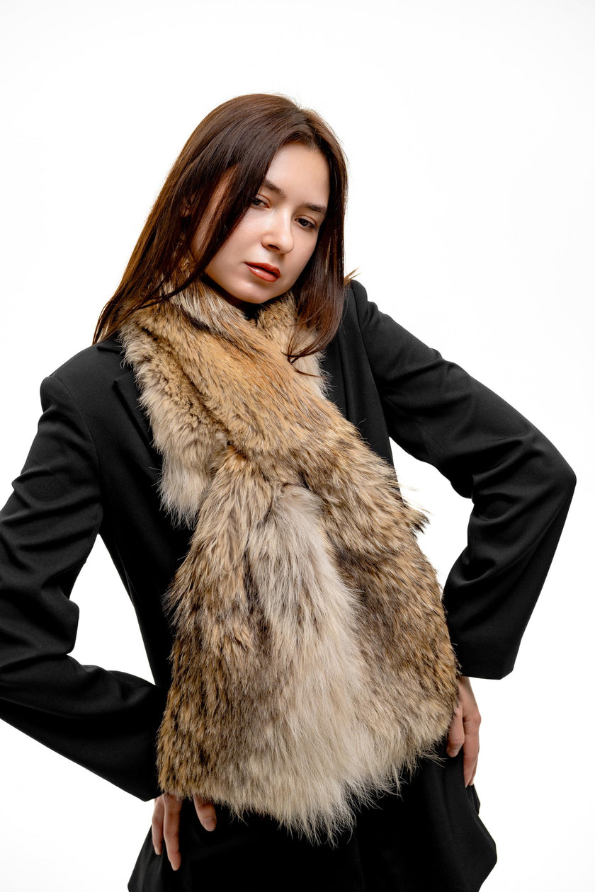 Coyote Fur Scarf