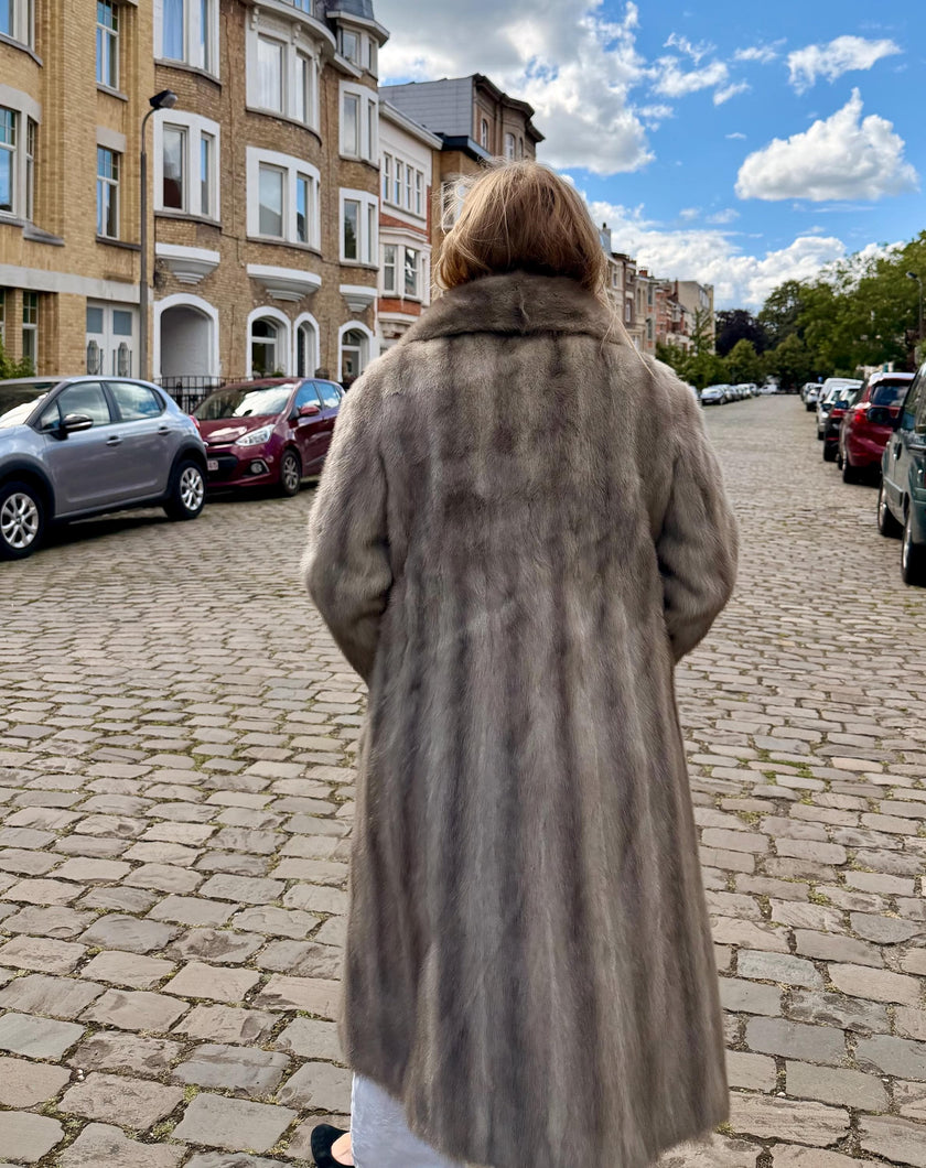Sapphire Mink Fur Coat
