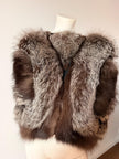 Silver Fox Fur Cape