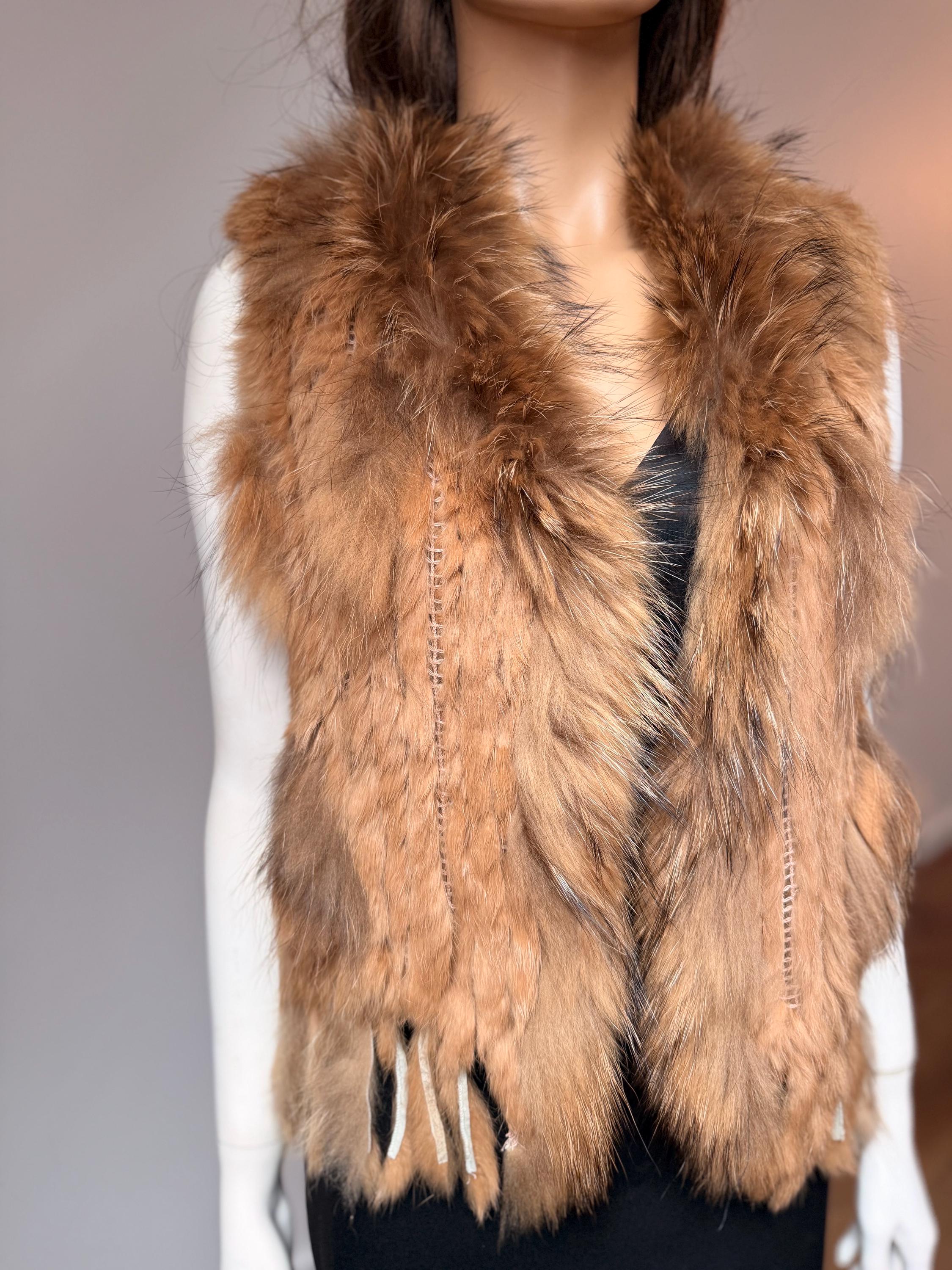 Rabbit Fur Vest
