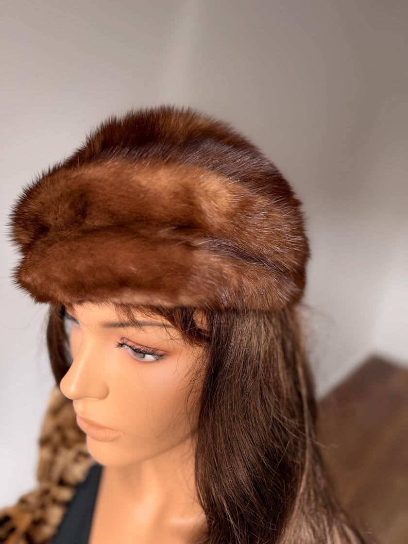 Pastel Mink Fur Hat
