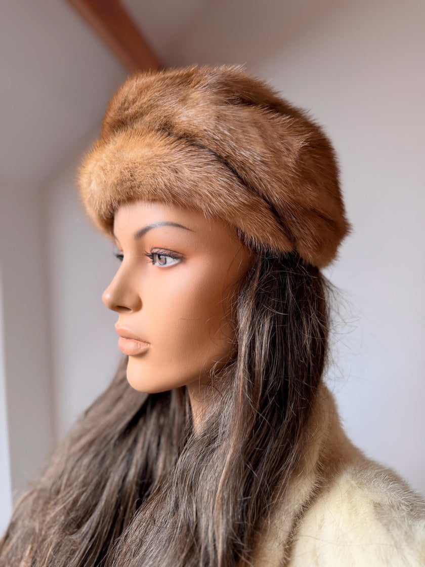 Pastel Mink Fur Hat