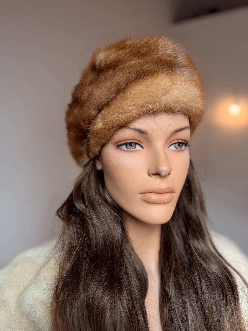 Pastel Mink Fur Hat