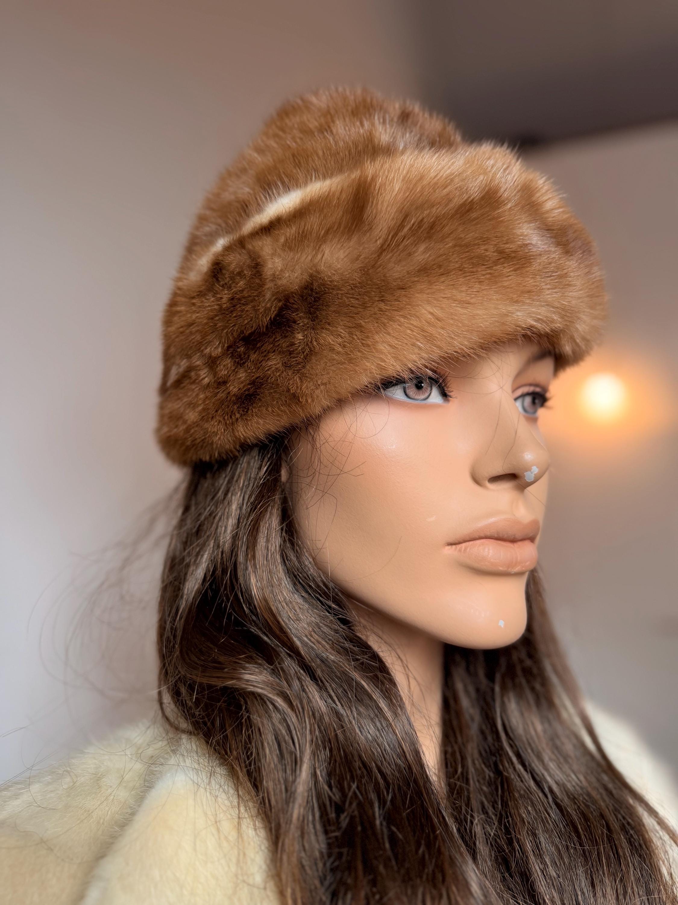 Ligt Mink Fur Hat