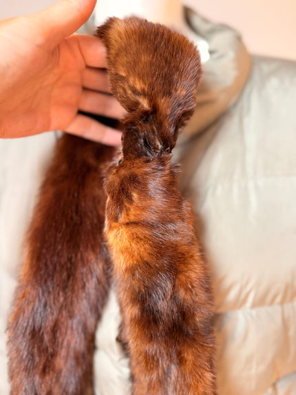 Brown Mink Fur Stole