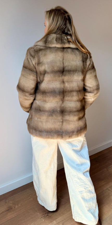 Sapphire Mink Fur Jacket - S/M
