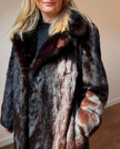 Vintage Brown Mink Fur Coat – Size L-2X,  Luxury Fur