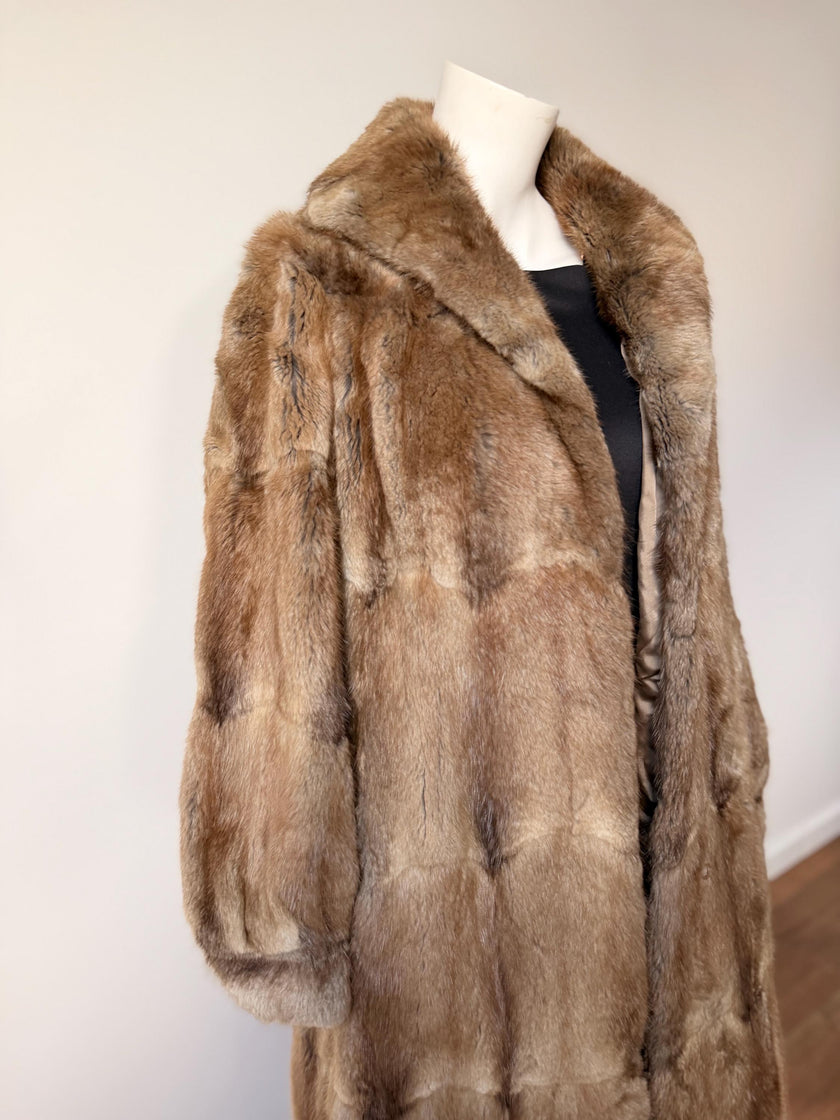 Muskrat Fur Coat - M/L