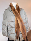 Pastel Fur Scarf