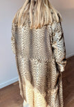 Vintage Leopard Print Fur Coat – Genuine Fur, Size M-XL