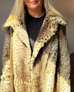 Leopard Print Fur Coat – M-XL