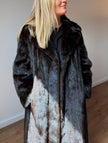 Vintage Brown Mink Fur Coat – Size XL-2X, Luxury Real Furs Winter Jacket