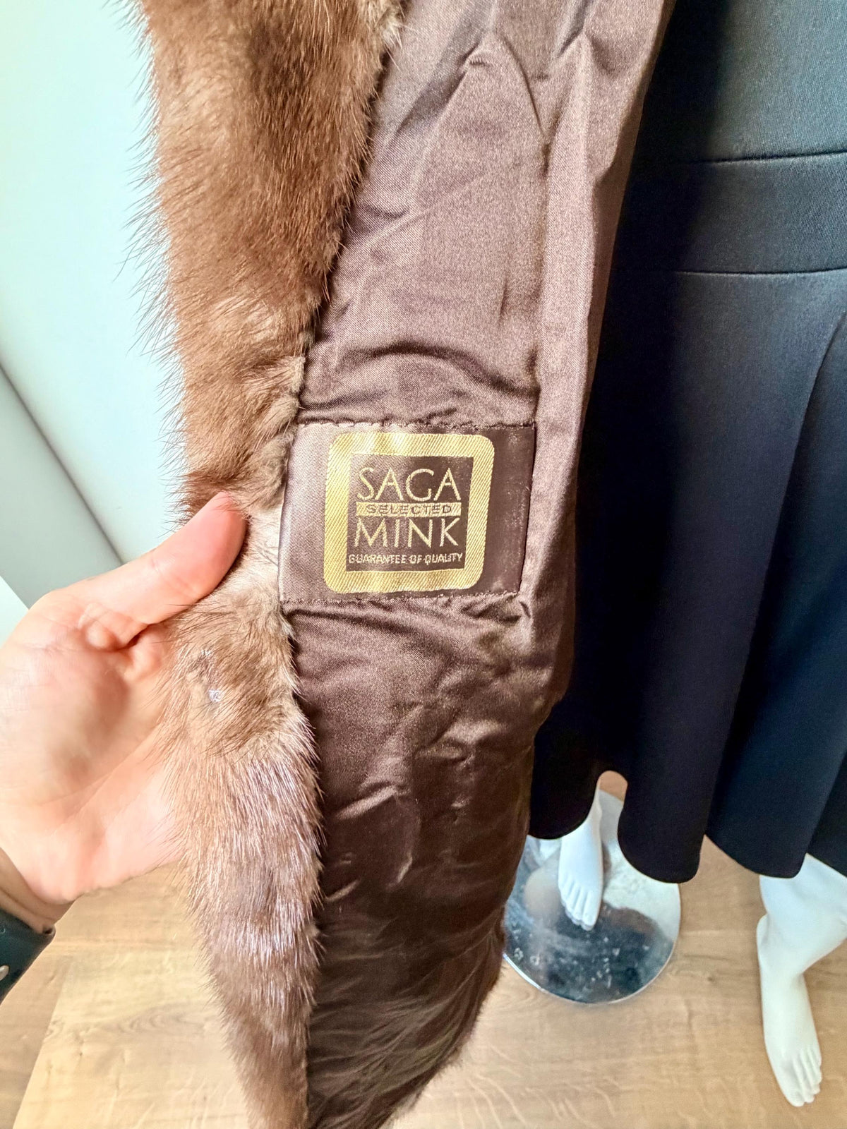 Saga Mink Fur Coat - L-4X