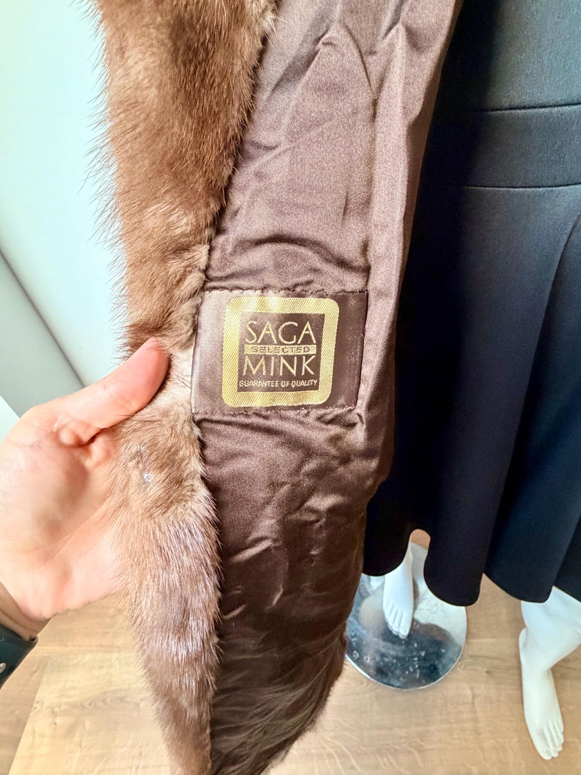 Saga Mink Fur Coat - L-4X