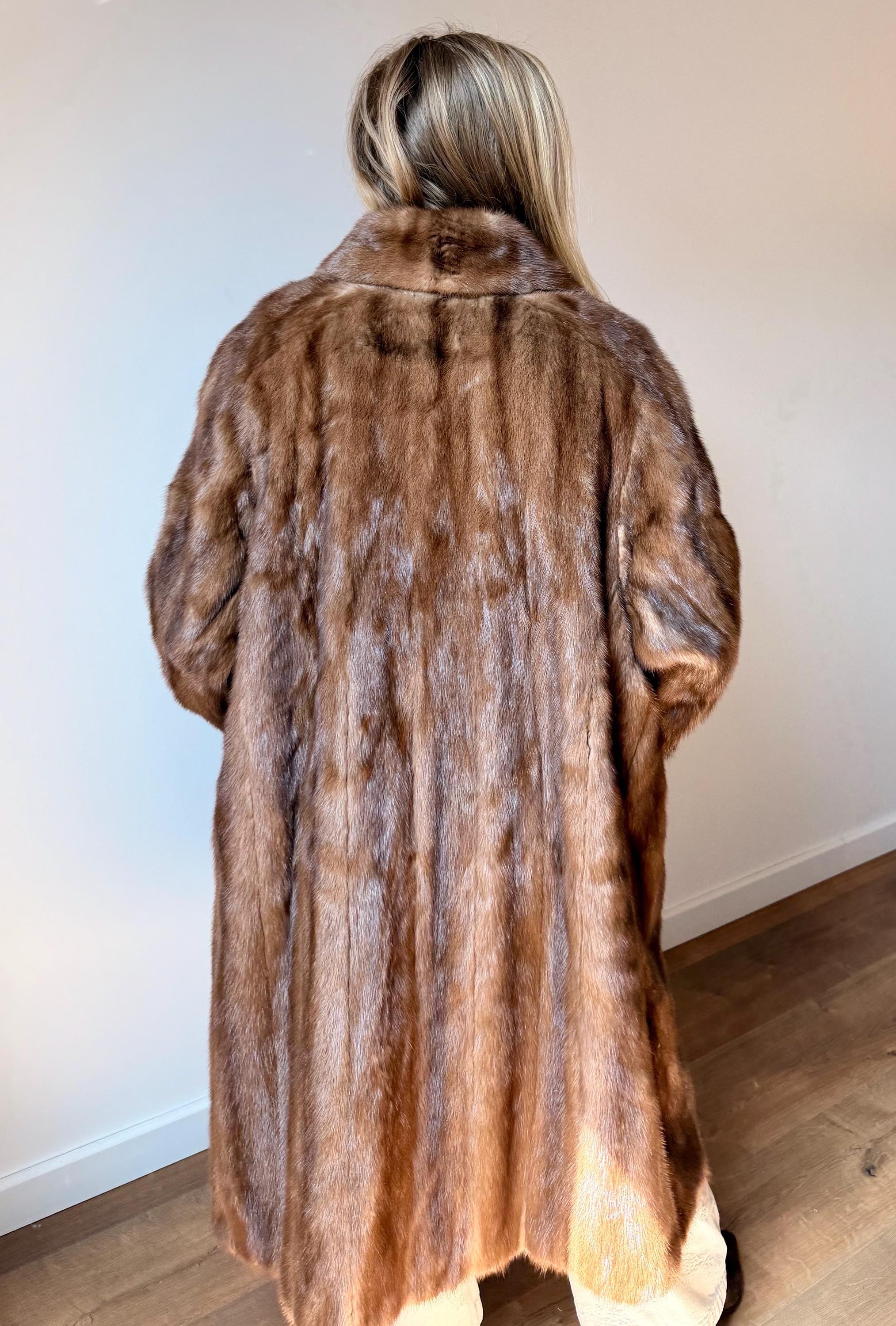 Saga Mink Fur Coat - L-4X