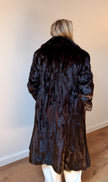 Vintage Brown Mink Fur Coat – Size L-2X,  Luxury Fur