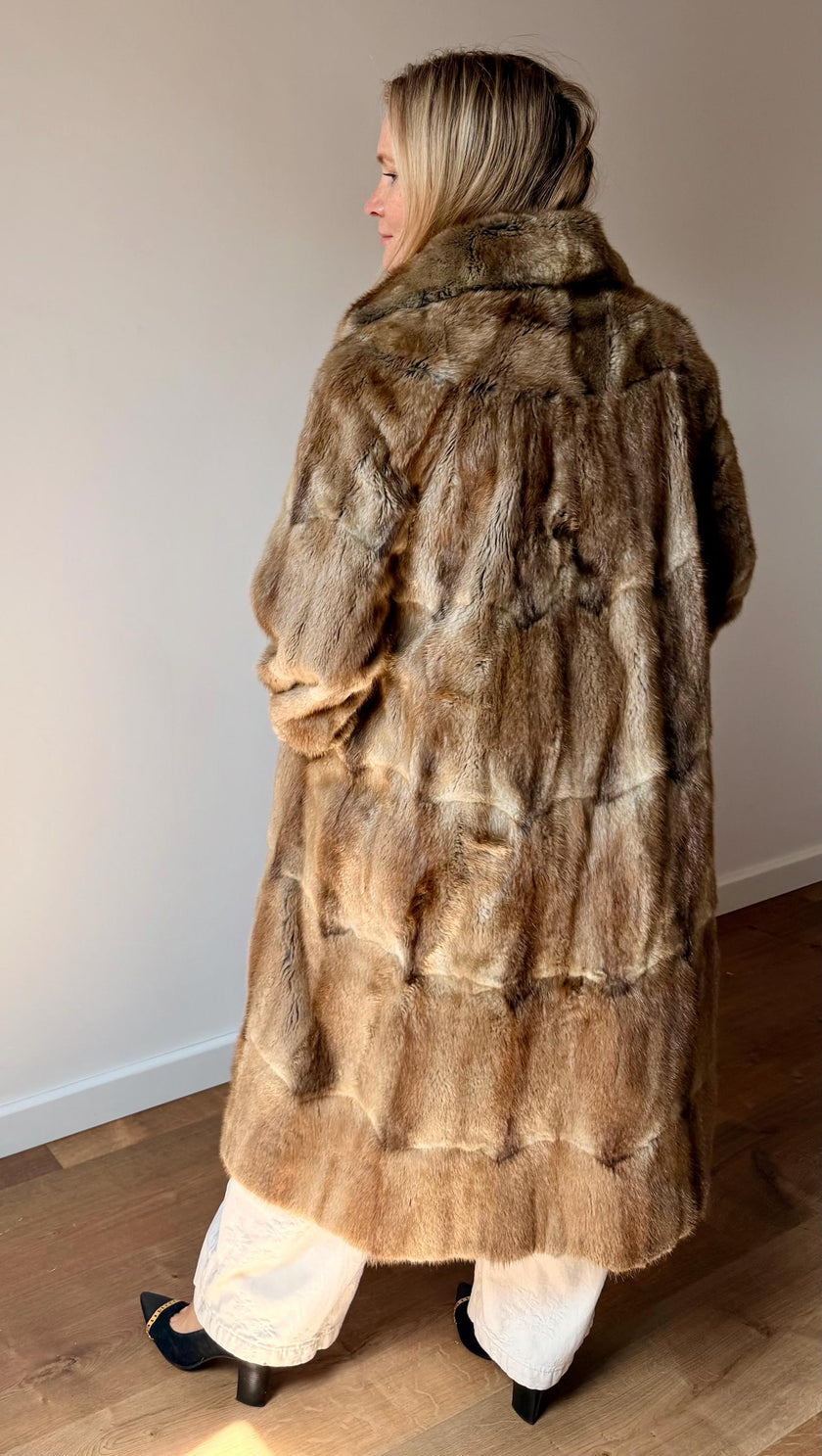 Muskrat Fur Coat - M/L