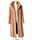 Saga Mink Pastel Fur Coat – S-M